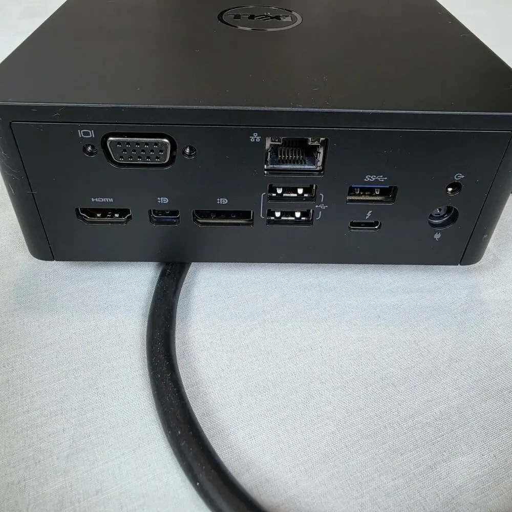 New Dell TB18DC Thunderbolt Dock K16A Dual USB-C Docking Station No AC Adapter